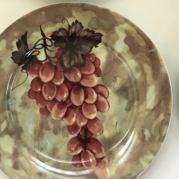 I. GODINGER & CO. Appetizer Plates Dessert Plates 7.5” Porcelain Set of 4 - Picture 7 of 13